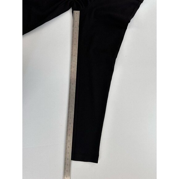 Amanda + Chelsea Point Knit‎ Ankle Slim Pants Size 2 Black Grunge Goth Lagenlook - Picture 8 of 10
